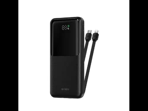 WiWU Wi-P081 22.5W 10000mAh Essen Power Bank – Black / White (2)