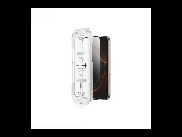 Xundd Quick Fit Tempered for iPhone – HD Tempered Glass Screen Protector with Easy Installation Frame