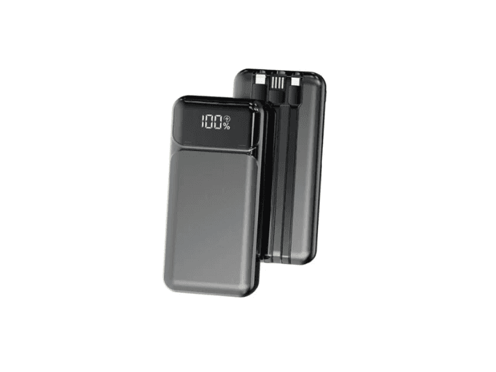 Aspor A315 10000mAh Power Bank - Powerful 22.5W Fast Charging with Built-in Cable & 3 in 1 Output