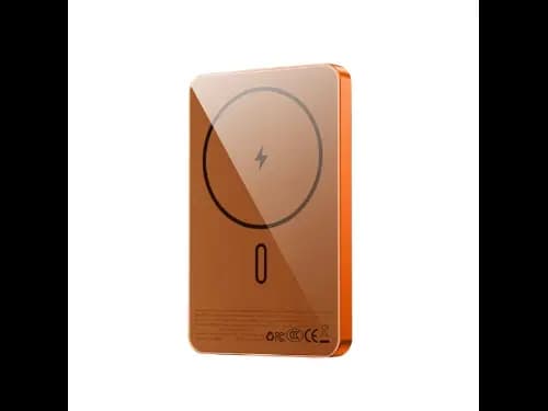 Wiwu P15 5000mAh Ultra-Thin Magnetic Power Bank – Orange (3)