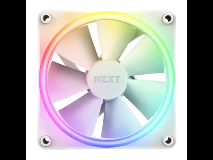 NZXT F120 RGB Duo Triple Pack Fans with RGB Controller – White (2)