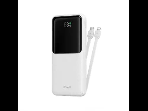 WiWU Wi-P081 22.5W 10000mAh Essen Power Bank – Black / White
