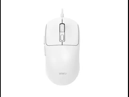 WiWU WM111 Wired Silent Mouse White