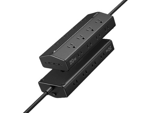 UGREEN 1.5m 10-in-1 Extension Code – 6 Way Power Strip + 1x USB Type C & 3x USB A – T620 – 55318 – 1 Year Warranty