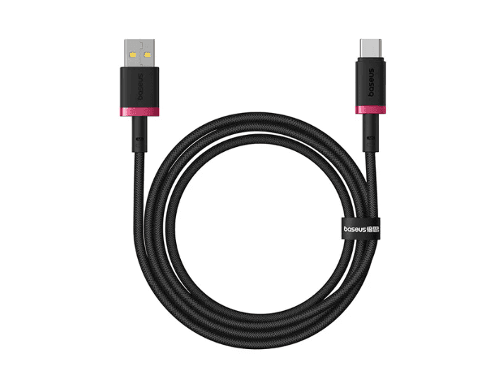 Baseus Dura Series 60W USB to Type-C Cable – Powerful Fast Charging, Aluminum Alloy, Nylon Braided & 480Mbps Data Transfer