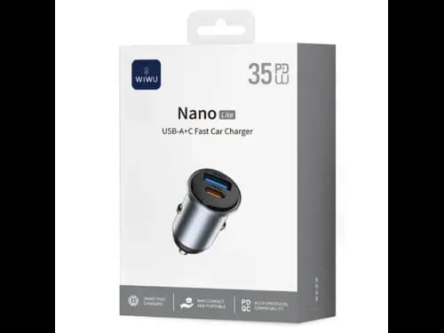 WiWU Wi-CC030 Nano Lite 35W PD Fast Car Charger (3)
