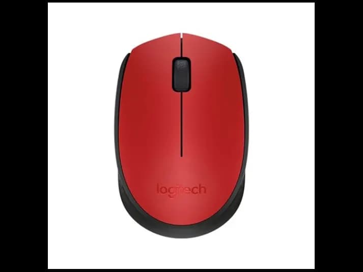 Logitech M171 Wireless Mouse – Red