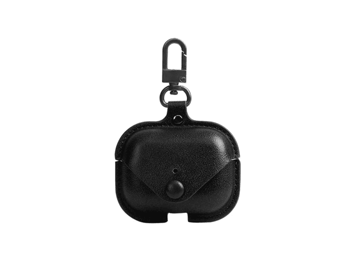 Leather AirPods Case – Premium Protective Case with Keychain Hook for AirPods Pro 2 & Pro 3 (2)