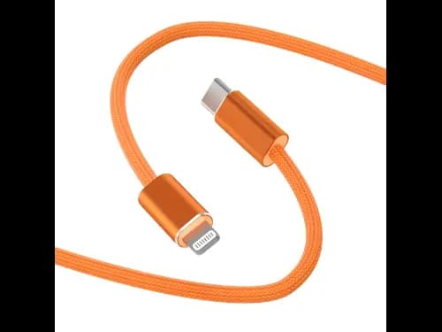 WiWU ESSEN C100 USB-C to Lightning Cable 1.5M Orange (2)