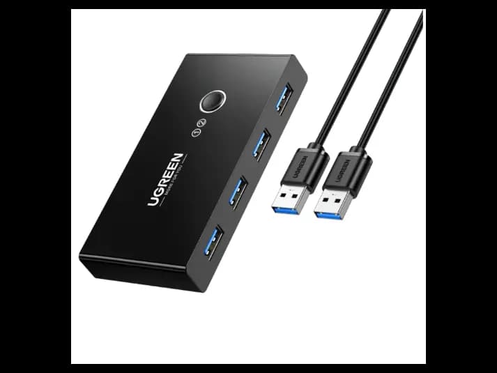 Ugreen 2 In 4 Out USB 3.0 Sharing Switch Box – 30768