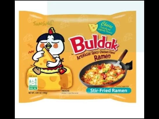 Buldak Cheese Ramen Noodles