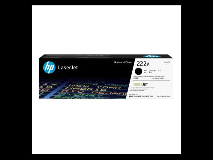 HP 222A LaserJet Toner Cartridge- Black