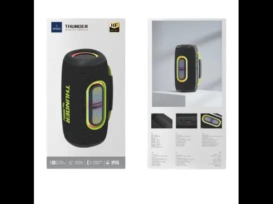 Wiwu H7 Thunder Wireless Speaker Black (5)