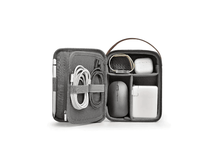 WiWU Minimal Tech Pouch – Best Water-Resistant Travel Organizer for Cables, Chargers & Tech Accessories (2)