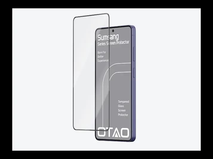 OTAO Clear Glass Samsung – HD Clear Tempered Glass Screen Protector for Samsung