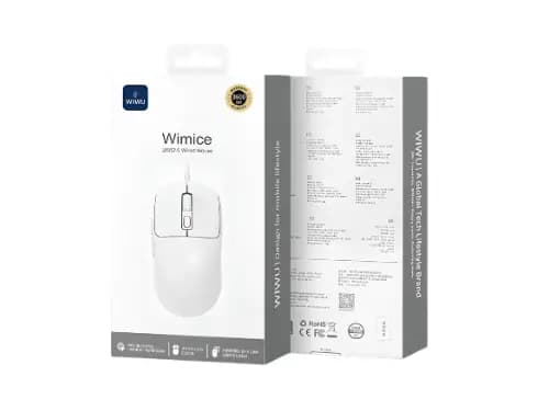 WiWU WM111 Wired Silent Mouse White (4)