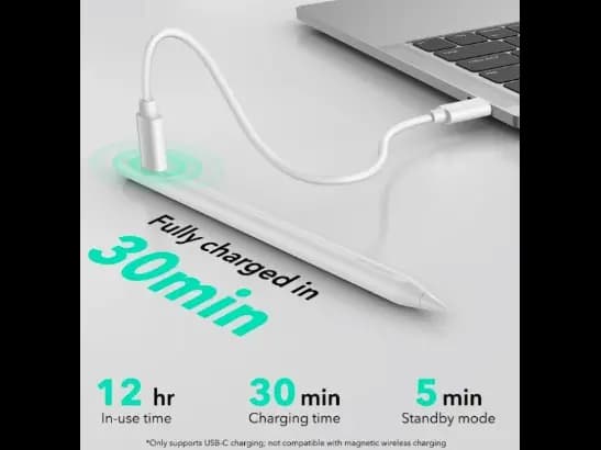 ESR Geo Digital Pencil with Built-in Find My - White (4)