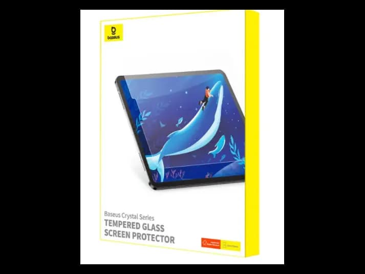 Baseus Crystal Blue Light Blocking Tempered Glass Screen Protector for iPad Air (2024) 11” Clear (Pack of 1, EasyStick Installation Tool and Cleaning Kit Included) – P40012000201-02 (3)
