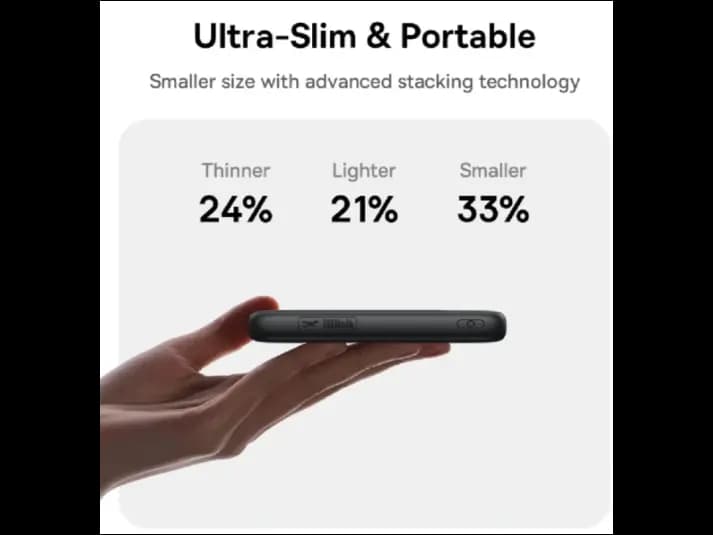 Baseus 10000mAh 22.5W EnerFill FC11 Power Bank – Built in Lightning & Type C Cables Cosmic Black – E0027R04 (3)