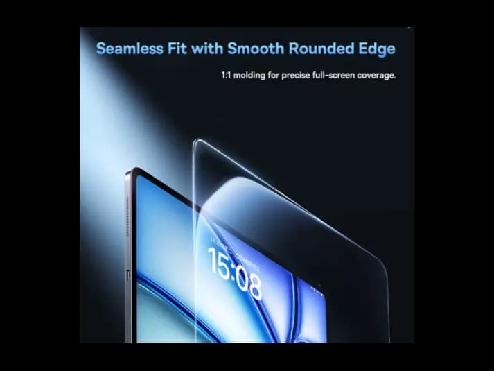 Baseus Crystalline HD Tempered Glass Screen Protector – Clear for 11″ iPad Pro (2024) – Model: P0031108 (3)