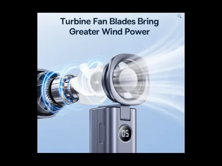 Baseus GoTrip DT1 Handheld Fan – Model C10272301813‑00 (7)