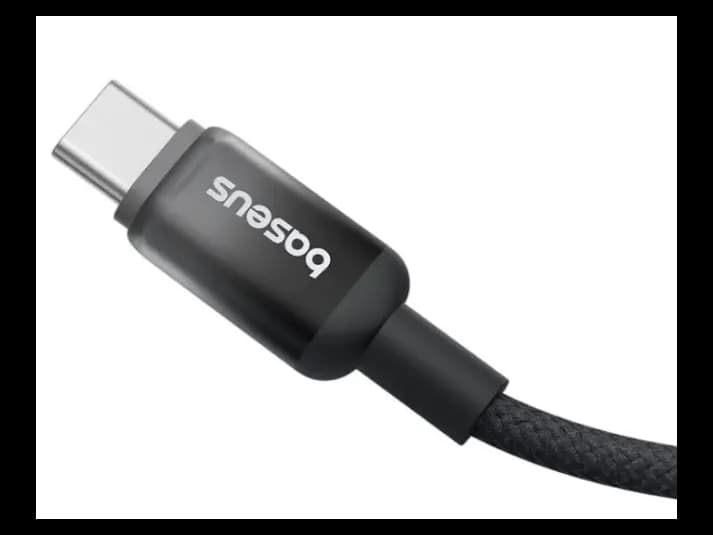 Baseus Discolor Series Fast Charging Cable USB-C to USB-C 100W 1m Cluster Black – P10374902111-00 (3)