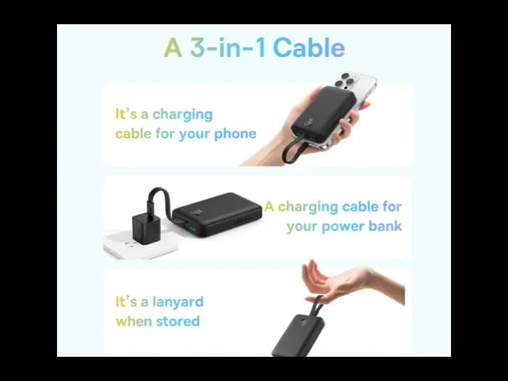 Baseus Magnetic Mini 10000mAh 20W Wireless Lighting Cable Power Bank-P10067401122-00 (5)