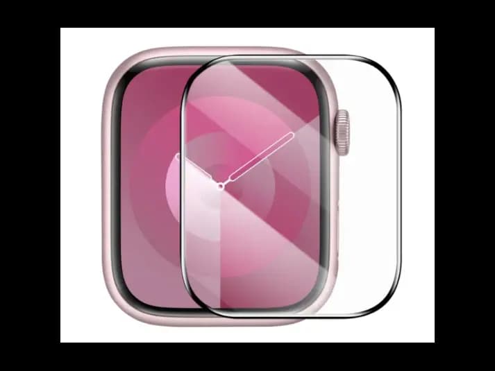 Baseus NanoCrystal Series Full-Coverage Curved-Screen Crystal Tempered Glass Screen Protector 45mm for Apple Watch 7/8/9 – Clear (Pack of 1, with dust-proof installation tool and cleaning kit) – P6001 (2)