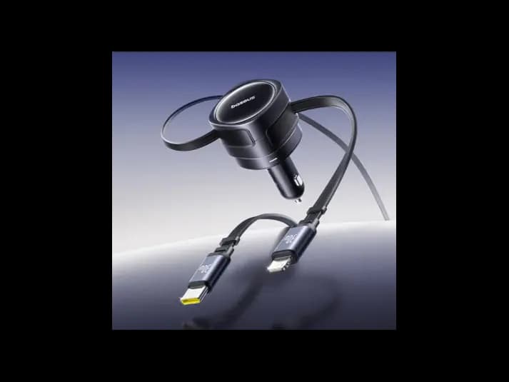 Baseus Enjoyment Max Car Charger C L Cables 60W Cosmic Black – C00035507121-00 (4)