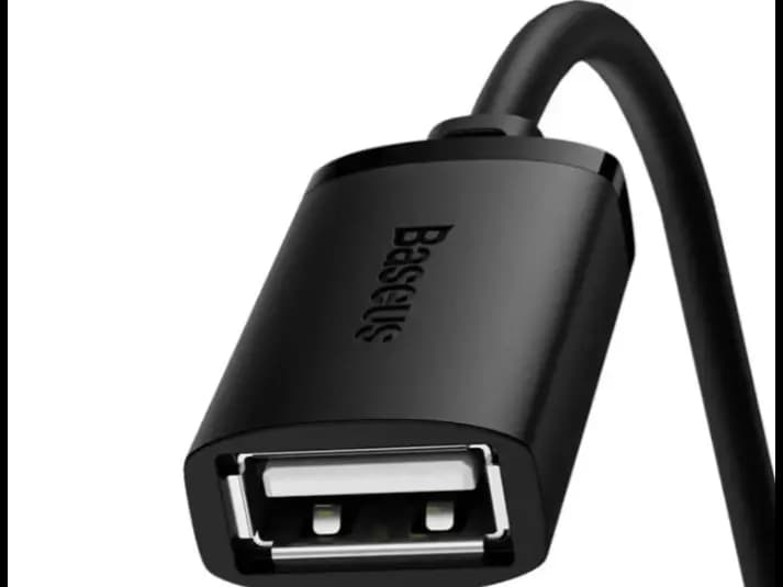 Baseus 0.5 m AirJoy Series USB 2.0 Extension Cable – Cluster Black – Model: B00631100111-00 (4)