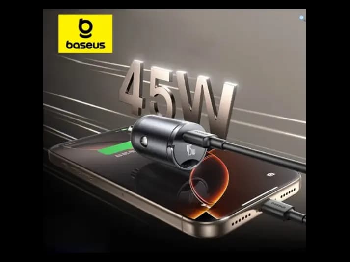 Baseus 45W PrimeTrip VP2 Car Charger (with Type-C to Type-C Cable 1m) – Model: C0206800 (4)