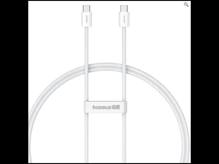Baseus Superior Series 2 Fast Charging Data Cable Type-C to Type-C 30W 2m Moon White - P10365200211-01