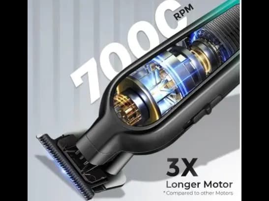 VGR V-996 Professional Hair Trimmer for Men Cordless Beard & Hair Clipper with LED Display and 4 Guide Combs (4)