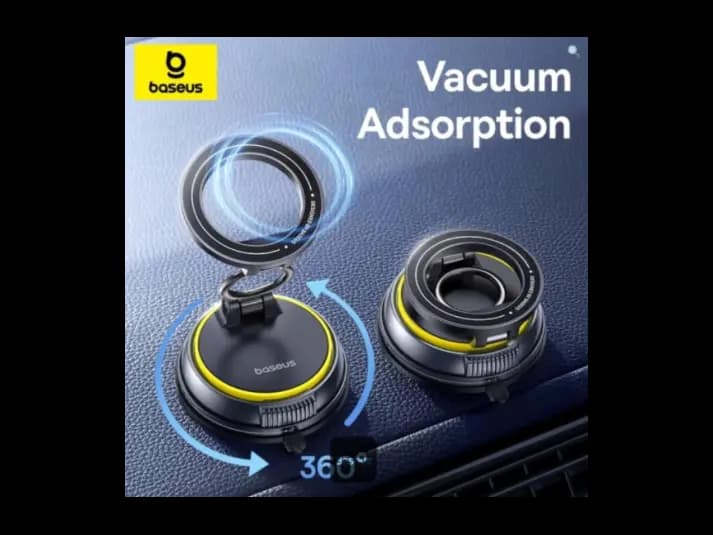 Baseus PrimeTrip VC2 Flex Magnetic Car Mount (Suction Cup Version) Cosmic Black – C0013803 (2)