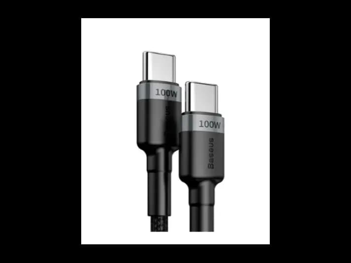 Baseus Cafule 100W Type-C to Type-C Cable ALG1 1M – Best Ultra-Fast & Durable Charging (2)
