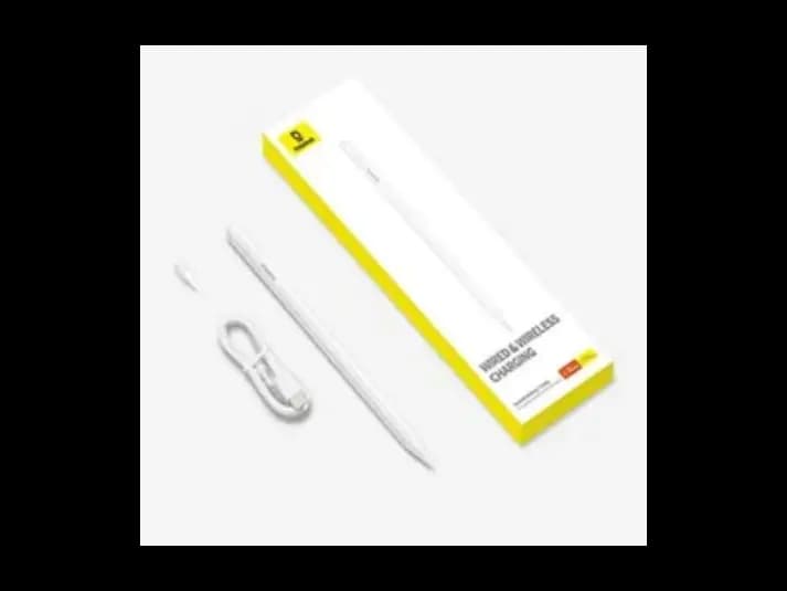 Baseus Smooth Writing 2 Series Dual Charging Stylus Active Wireless Version, Moon White (With USB-C cable and active pen tip) – P80015804213-00 – 1 Year Warranty (3)