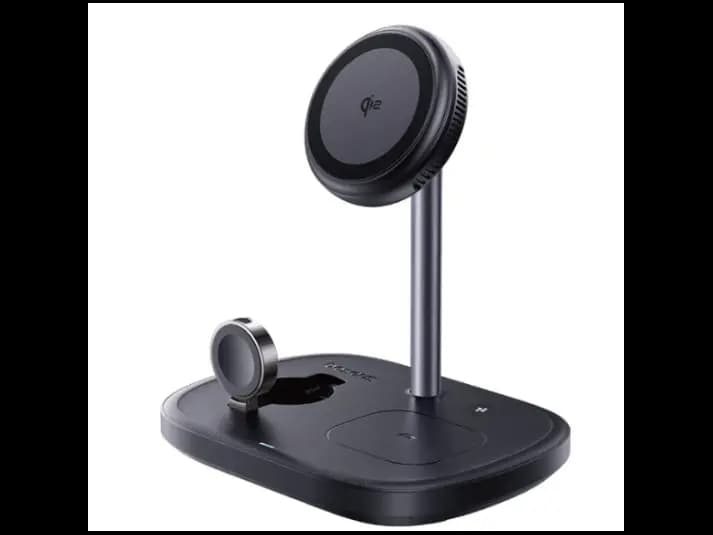 Baseus EnerFill FS41 3-in-1 Wireless Charging Stand with TEC Cooling Cosmic Black (45W Adapter EU + 1m C to C Data Cable Black Included) – P10281904123-01