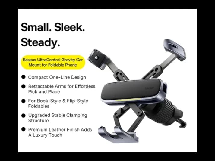 Baseus UltraControl Gravity Car Mount for Foldable – Model: C40483401813-00 (2)