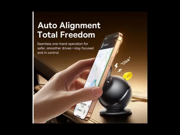 Baseus PrimeTrip VC1 Air Dashboard Magnetic Car Mount – Cosmic Black – Model: C0013901 (4)