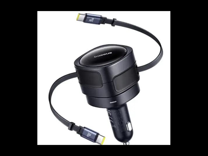 Baseus Enjoyment Max Car Charger C+C Cables 60W Cosmic Black – C00035507121-01