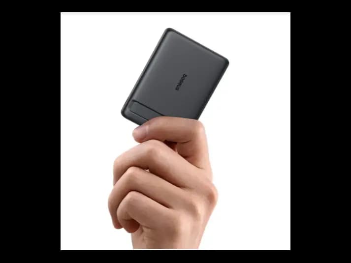 Baseus 5000mAh 20W Qi2 PicoGo AM31 Ultra-Mini Magnetic Power Bank with Kickstand Cosmic Black (with Braided Cable USB-C to USB-C 30cm Black) – P10081907123-00 (5)