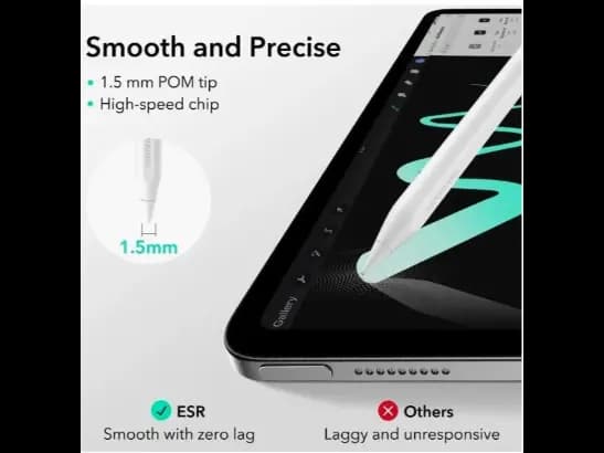ESR Geo Digital Pencil with Built-in Find My - White (3)