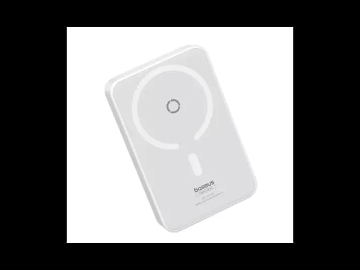 Baseus MagPro Magnetic Bracket Wireless Fast-Charging Power Bank 5000mAh 20W Stellar White(with Simply Series Charging Cable Type-C to Type-C (20V/3A) 30cm White) (1 Year Warranty) – P10064100222-00 (3)