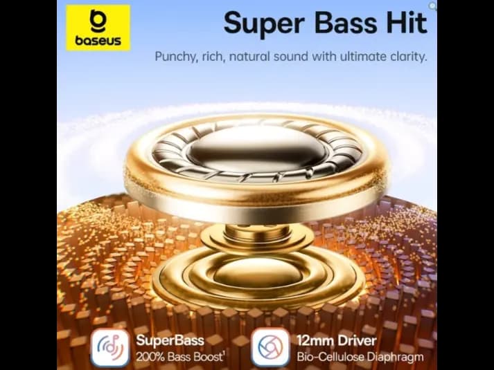 Baseus Bass BC1 Open-Ear True Wireless Earbuds (Clip-on Type) Cluster Black – A0102400 (2)