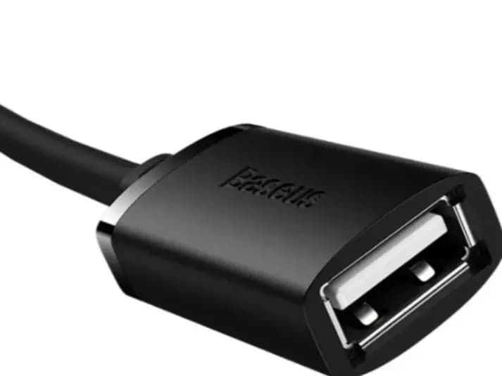 Baseus 0.5 m AirJoy Series USB 2.0 Extension Cable – Cluster Black – Model: B00631100111-00 (6)