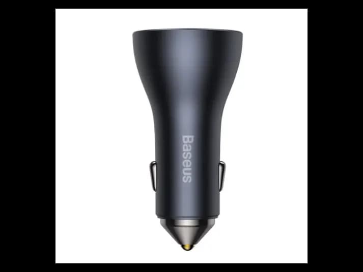 Baseus Golden Contactor Pro Triple Fast Charger Car Charger 65W U C C Dark Gray – CGJP010013 (2)