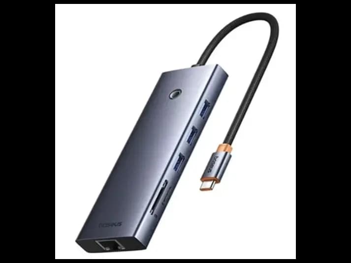 Baseus UltraJoy Series 11‑Port HUB Docking Station – Space Grey (Model B0005280D811‑00)PD*1) – CAHUB-CT0G- 6 Months W