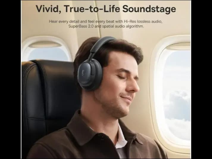 Baseus Bowie MH1 Adaptive Active Noise Cancelling Headphone – Cosmic Black – A0203902 (5)