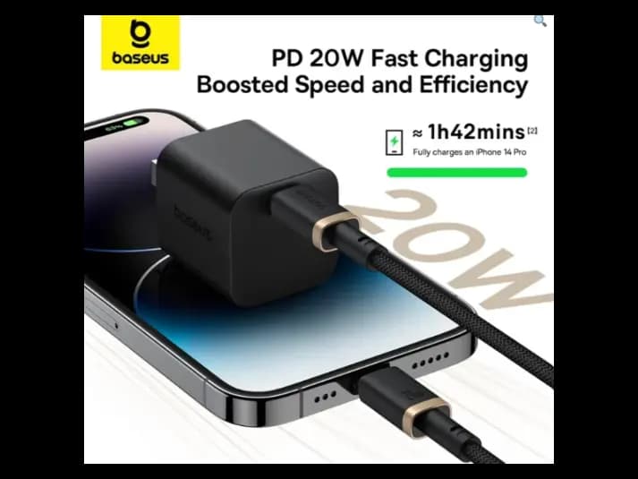 Baseus Dura Series Fast Charging Data Cable Type-C to Lightning – 1 m, Gold   Black – Model: P10377800U01-00 (3)