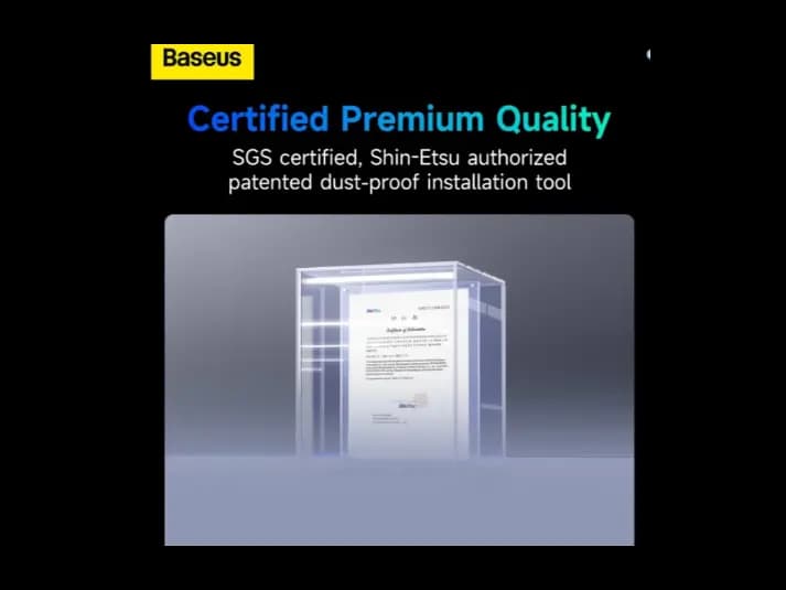 Baseus Crystalline Series HD Tempered-Glass Screen Protector for iPad Pro (2024) 11″, Clear (Pack of 1, with cleaning kit and dust-proof installation tool) – P40015000201-05 (7)